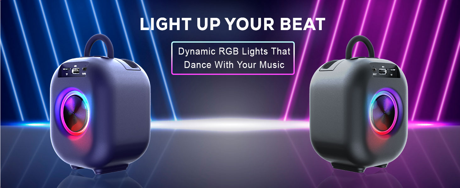 RGB light speaker