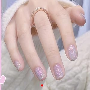 Amazon | 7色セット ネイルポリッシュ ラメ入り きらきら 速乾