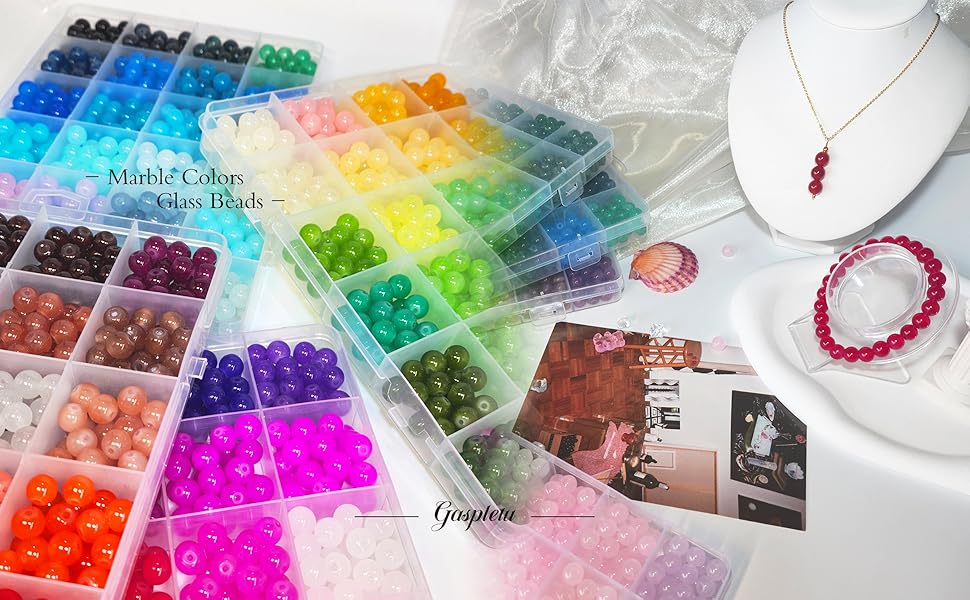 Glass Beads for Bracelets Making