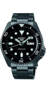 SEIKO sports 5 自動巻き 黒文字盤 時計 c733ef25-6b93-4517-8253-
