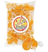 Butterscotch Hard Candy - 2LB Bag of Individually Wrapped Butter Scotch Bulk Candy, Yellow Butter...