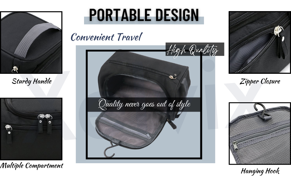 SPN-BFCC Travel Toiletry Kit Bag Cosmetic Organizer Makeup Pouch Women Girls men