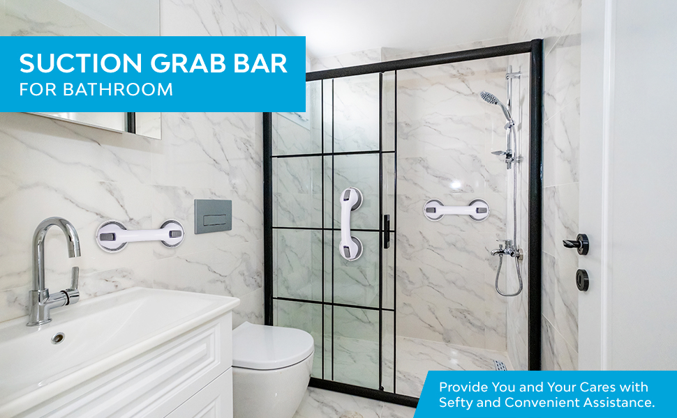 Shower Handle Grab Bars for Bathtubs and Showers