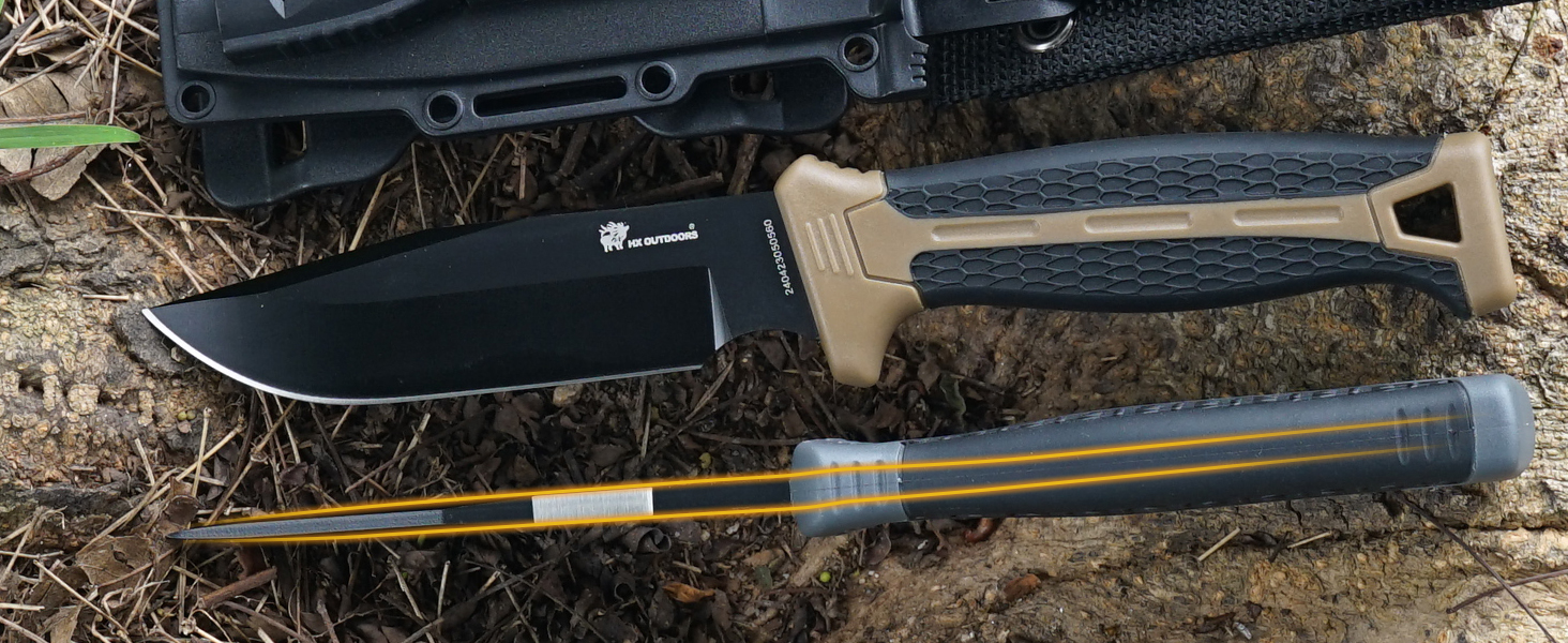 black full tang knife