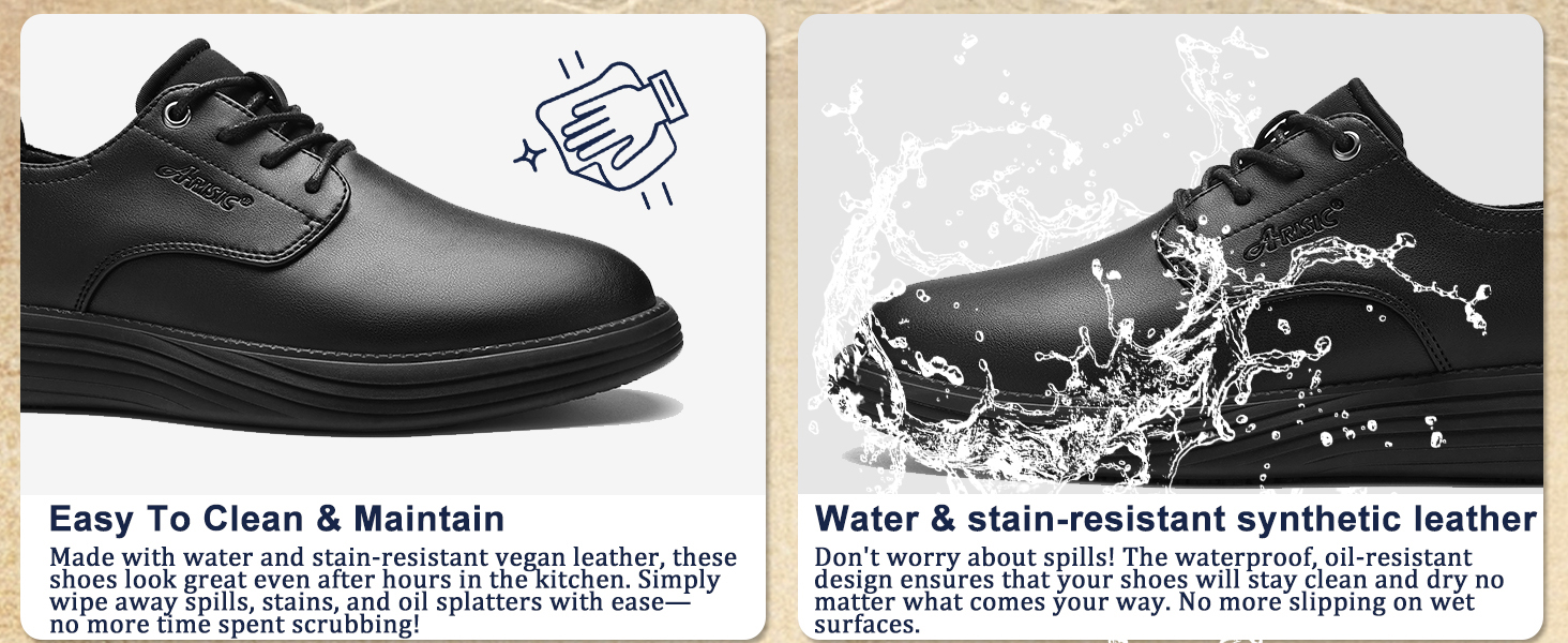 Water Resistant  easy to clean Chef Kitchen Shoe