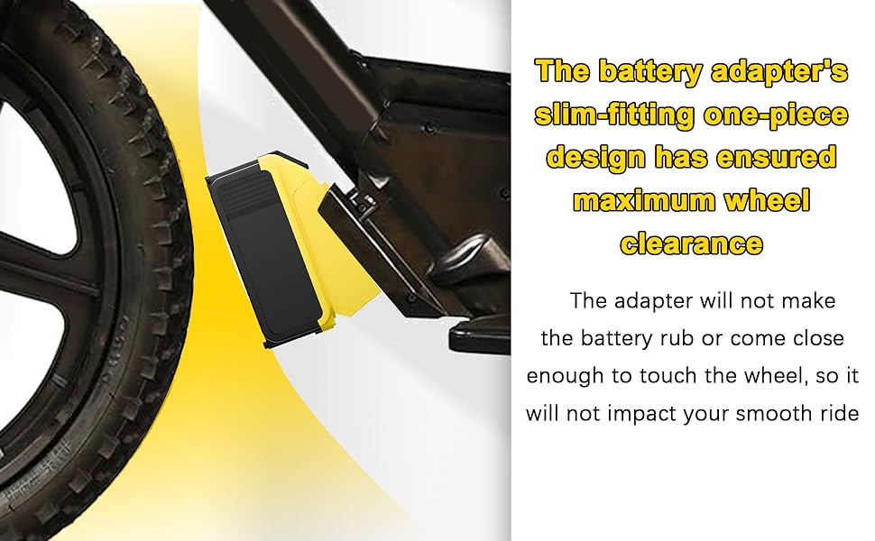  for Stacyc 12 and 16 for Dewalt 20v Battery Adapter