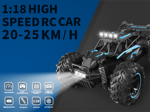 Amazon.com: Carox Remote Control Car, 2.4GHz 25KM/H High