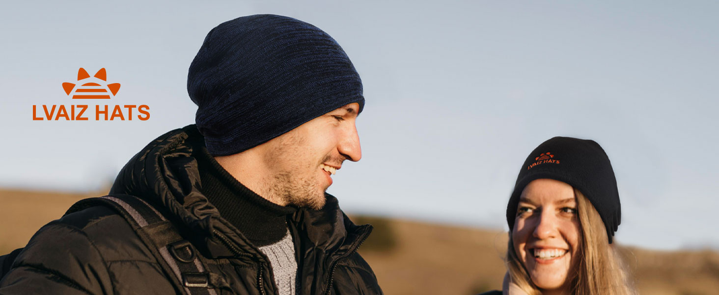 You'll get ultimate warmth and style with these reversible beanies