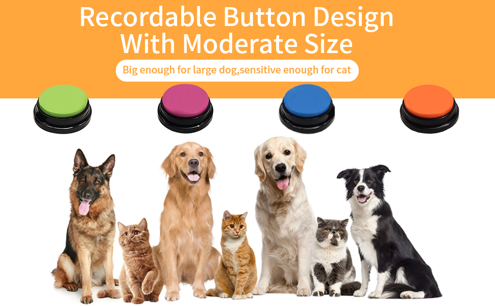 dog  buttons 