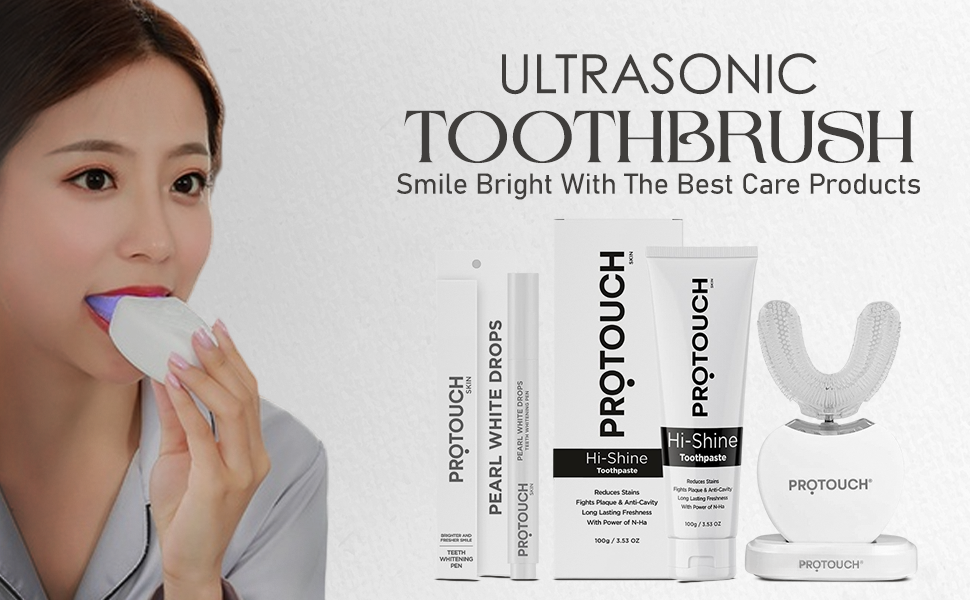 PROTOUCH Complete Oral Care Routine Ultrasonic Toothbrush, Teeth