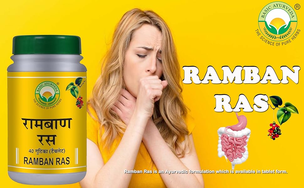 Buy BASIC AYURVEDA Ramban Ras 40 Tablets Pack of 8 Online at Low