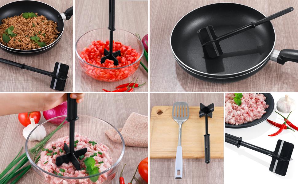 Meat Chopper for Ground Beef Hamburger Meat Chopper Heat