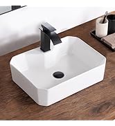 KDKSC 22 Inch Undermount Bathroom Sink Rectangular Undermount Sink