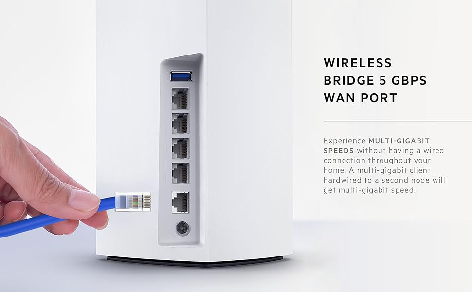 Linksys Atlas WiFi 6E Router Home WiFi Mesh System, TriBand, 9,000 Sq. ft Coverage