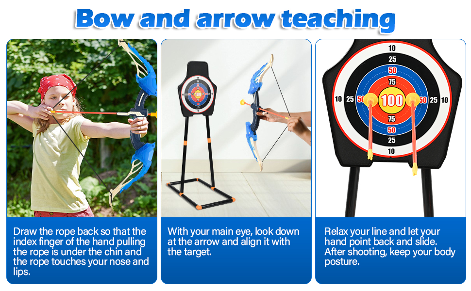 kids bow and arrow set