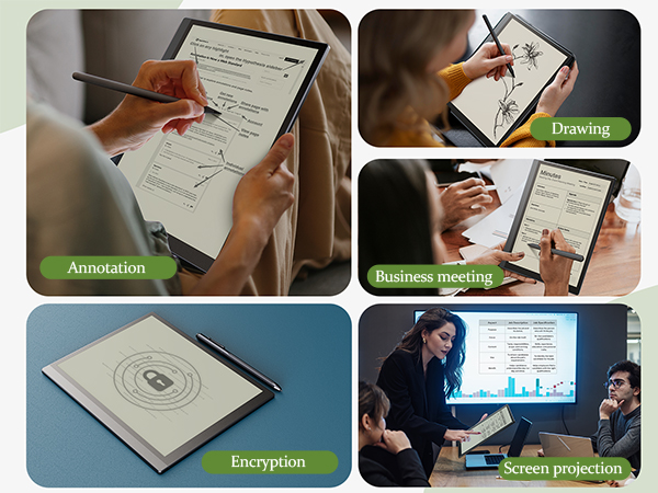 E ink Tablet feadtures - phone version