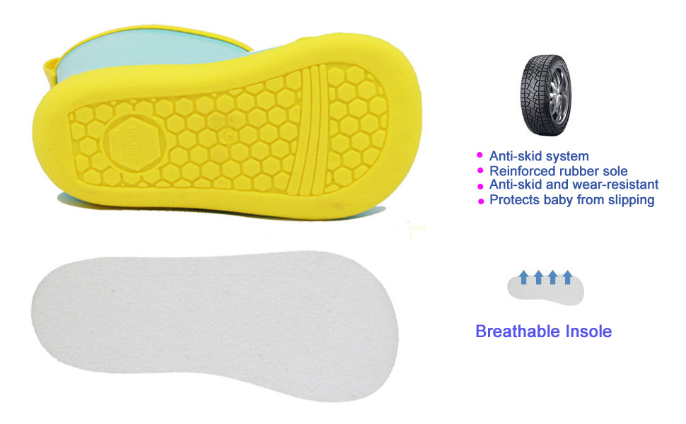 Lightweight Anti-slip Breathable of kids wellies