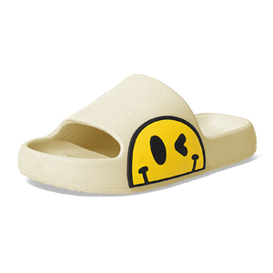 smiley face slippers