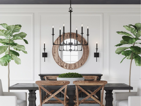 Capital Lighting 450741KR Donovan Mid-Century Modern Artisan