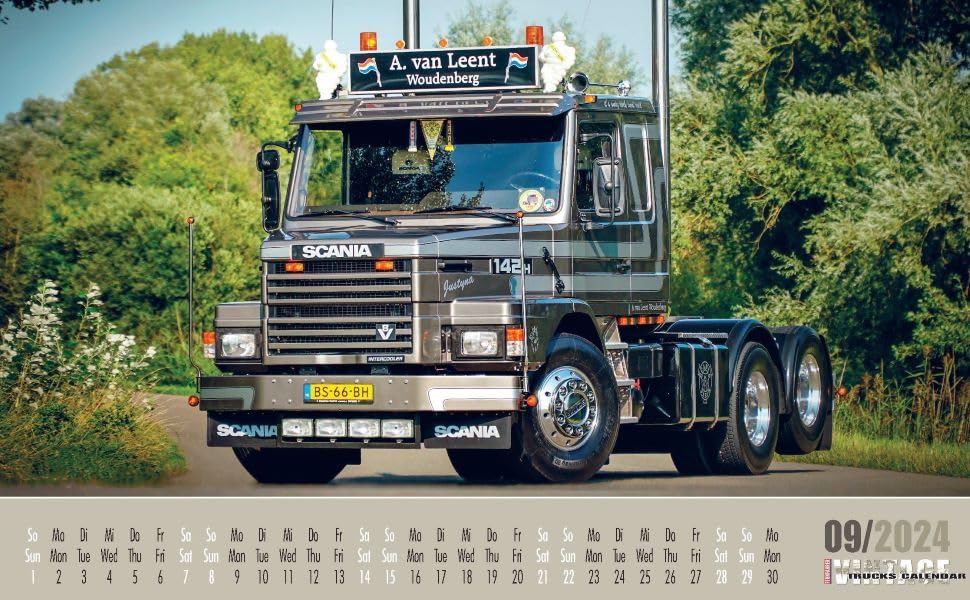Vintage Trucks Kalender 2024 Amazon.de Bücher