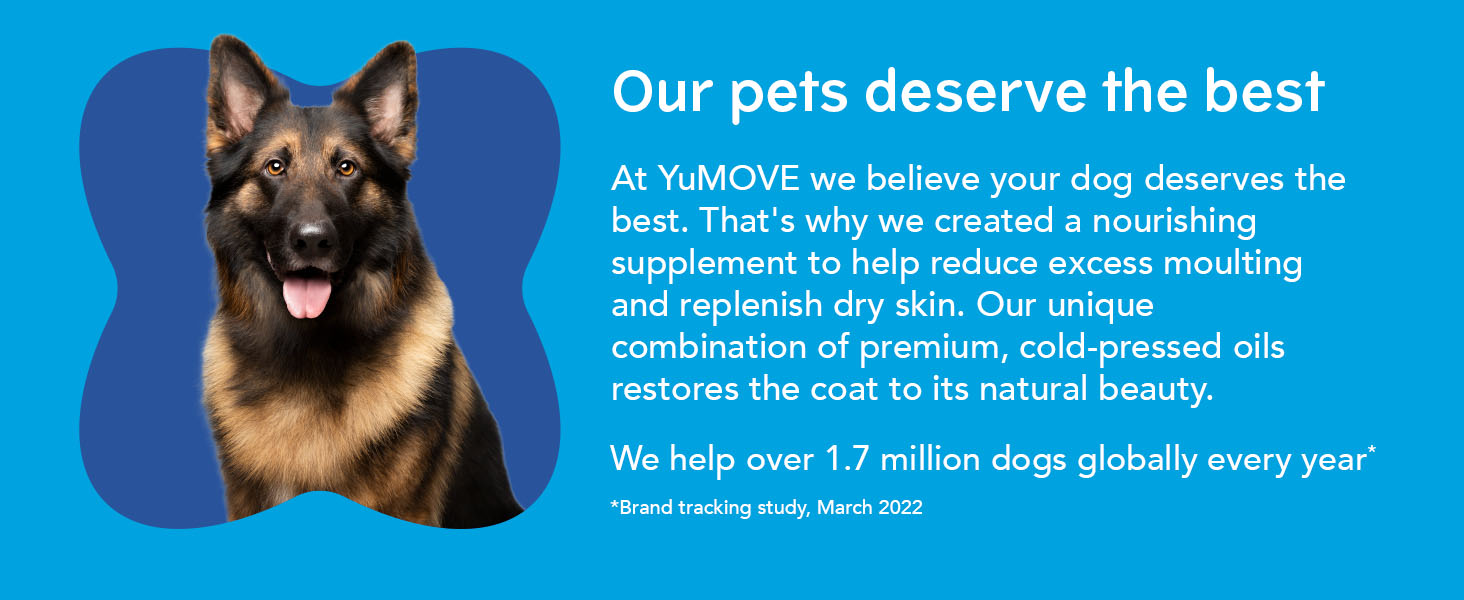 YuMOVE Skin & Coat Care Moulting for Adult Dogs Previously YuDERM
