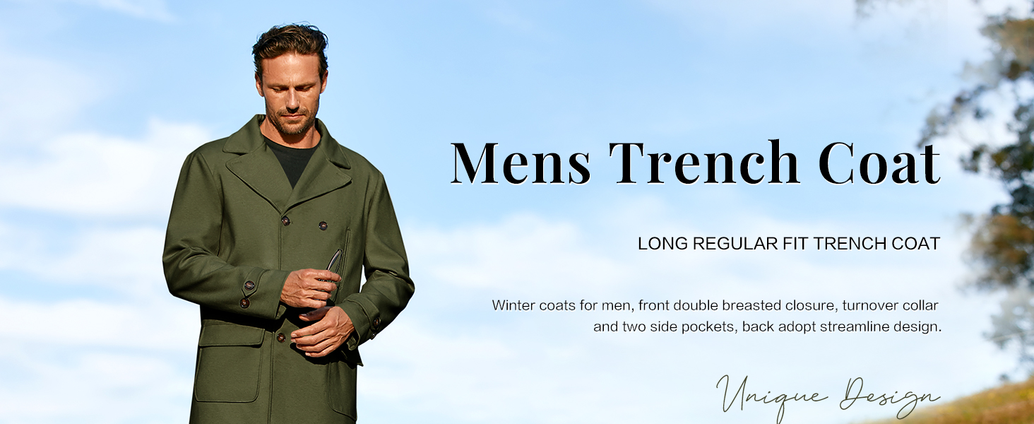 pea coats for men