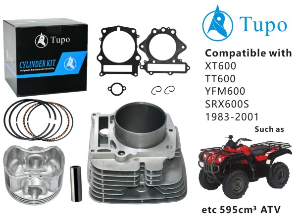 Amazon.com: Tupo 595cc 95mm Cylinder Piston Ring Gasket Top