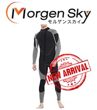 新品、未使用　MORGEN SKY セミドライスーツ 5mm Lサイズ Amazon | MORGEN SKY ウェットスーツ フルスーツ 5mm フード