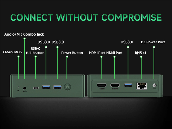 Amazon.com: Bmax B6 Power Mini PC Intel Core i7-1060NG7 4C/8T up