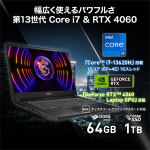 Amazon.co.jp: 【最新第13世代 Core i7 & RTX 4060搭載・薄型4K