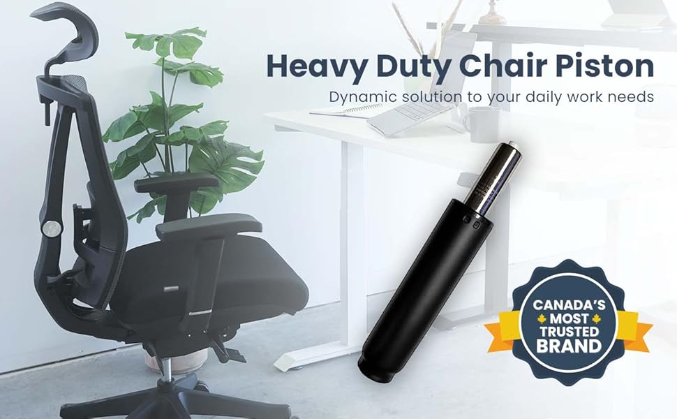 MotionGrey Easy Office Chair Cylinder Replacement, Heavy Duty