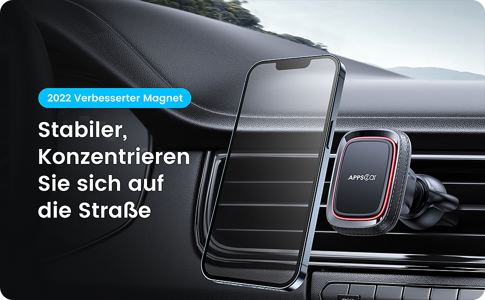 Aukey Handyhalterung Auto Lüftung Kfz Magnet Universal www.amazon.de
