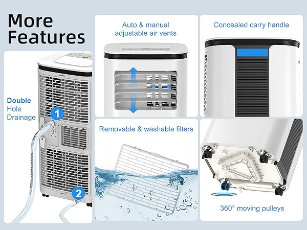 Amazon.com: Portable Air Conditioner 12000 BTU - 2025 Upgraded