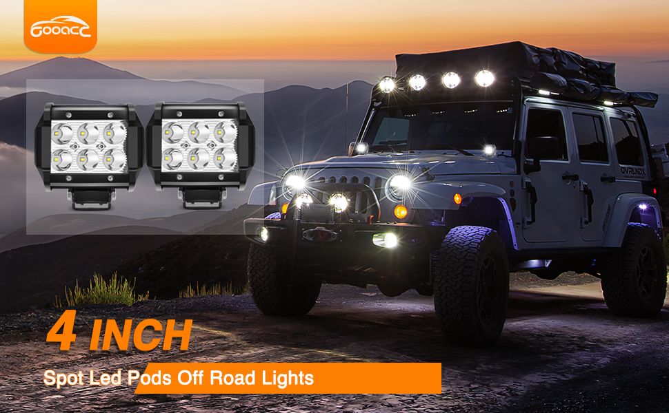 led lights for car led fog lights for trucks led spot lights for trucks off road lighting combo