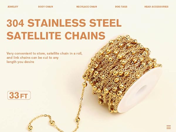 Satellite Bead Chains