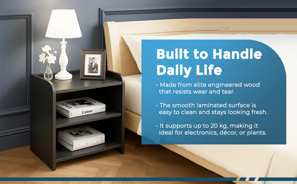 bed side tables for bed room with drawer