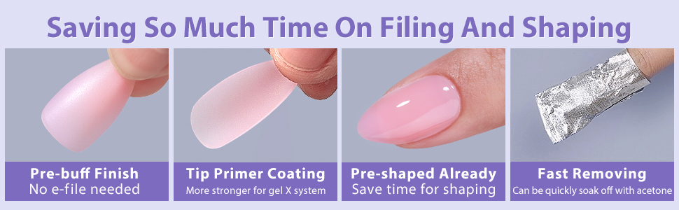 soft gel nail tips
