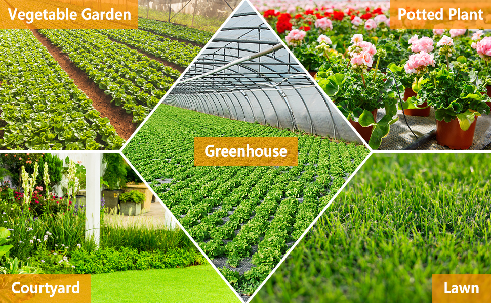 Drip Irrigation Fittings Kit for 1/4" Tubing, 260 Pcs Drip Line