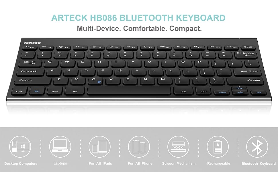 Compact Bluetooth Keyboard 1