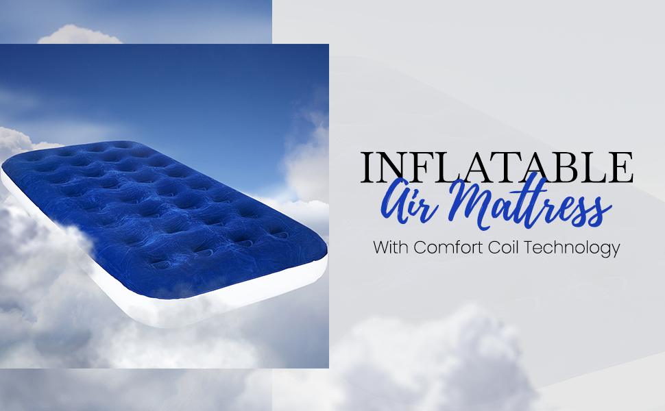 Greaton Medium Firm Air Mattress with Electric Pump