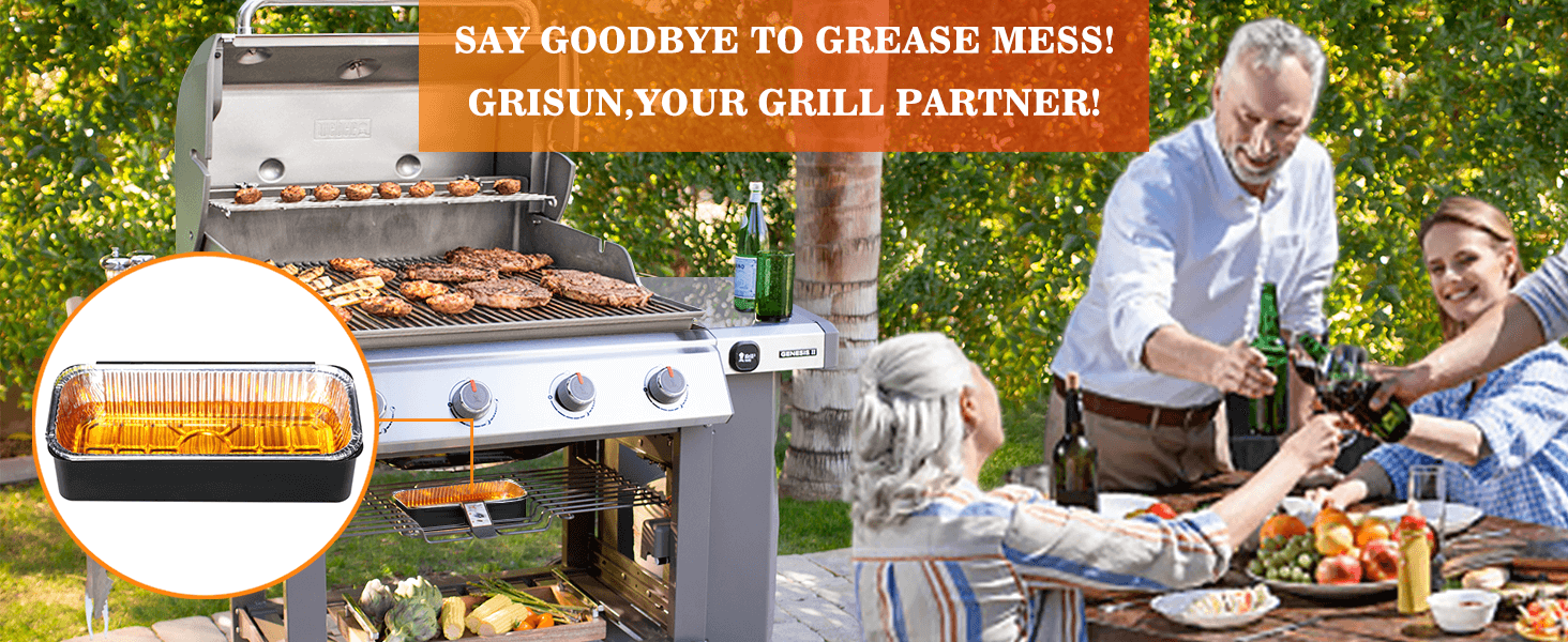 GRISUN Grease Cup Grease Catcher liners 60 Pack, Drip