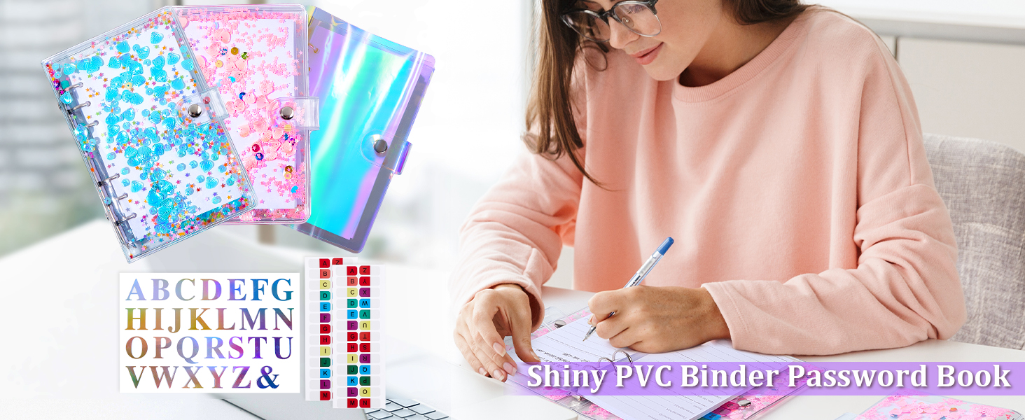 Password Address Book with Alphabetical Tabs, Refillable