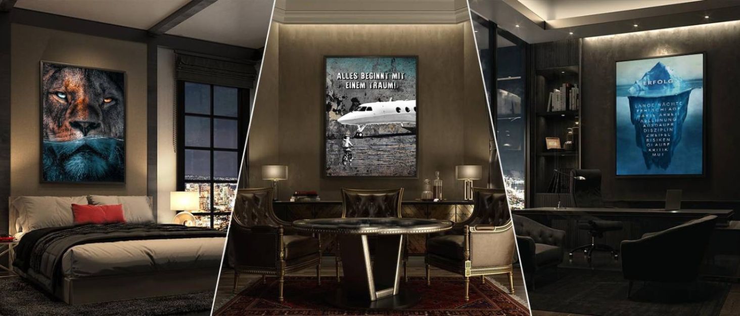 Hustling Sharks Bitcoin-Bilder als XXL Wandbild Binary Bitcoin - Premium Leinwandbild im Hochformat für Trader und Krypto-Fans (30 x 45cm) 1 Wandbilder, Leinwandbild, Motivation Bild, Bilder Motivation, Deko Bilder, Deko Leinwand