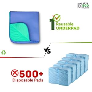 adult washable reusable diapers underpads for men and women