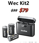 新品同様】Godox WEC Kit2 ワイヤレスマイク 大容量バッテリー