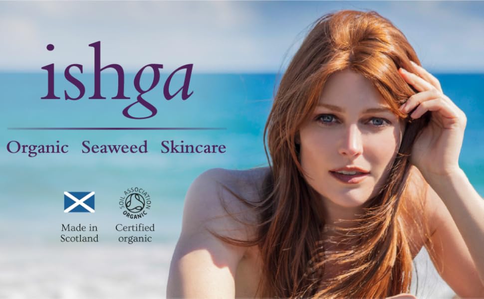 ishga organic seaweed skincare for women vegan cruelty free