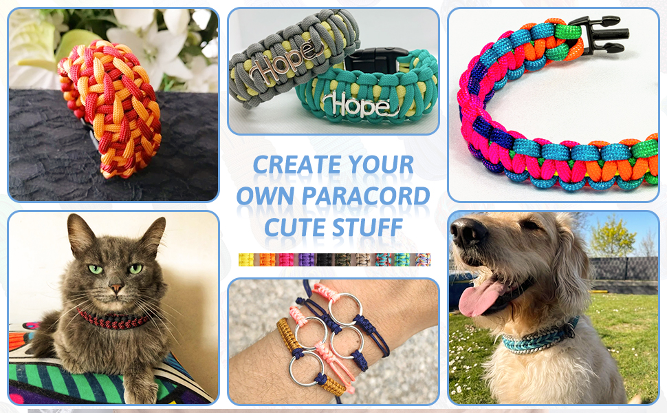 CREATE YOUR OWN PARACORD CUTE STUFF