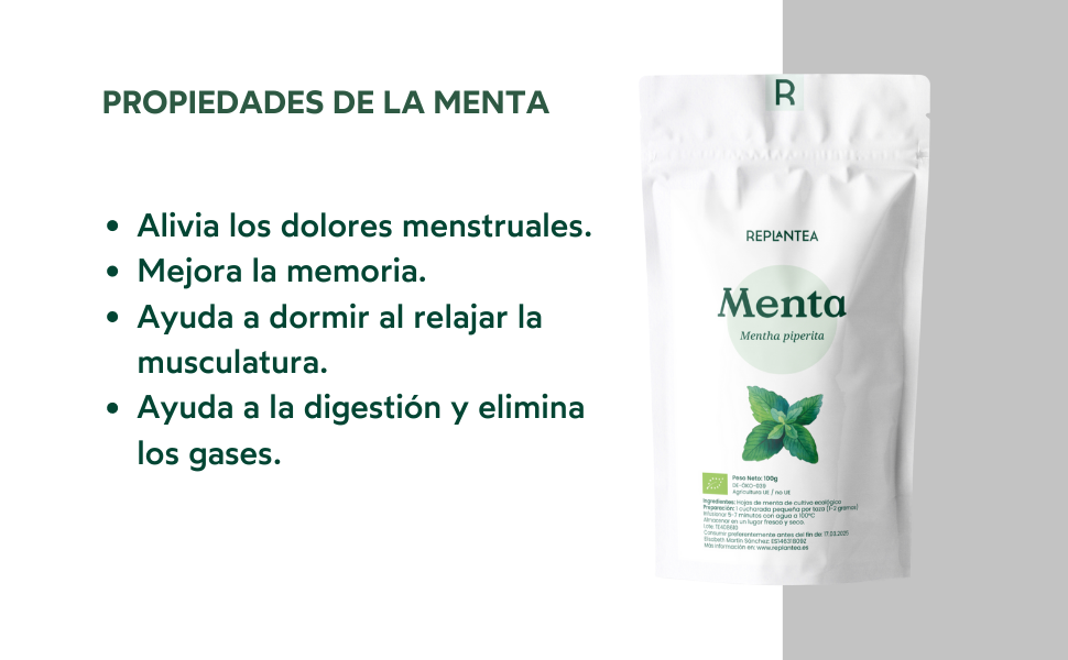una etiqueta de producto para un suplemento menstrual.