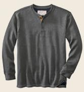 Men's Tough as Buck Double Layer Thermal Henley Shirt