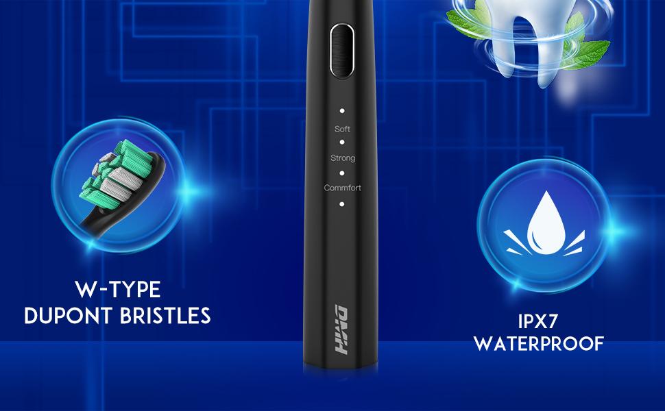 DMH Electric Toothbrush，Sonic Electric Toothbrush Powerful Cleaning